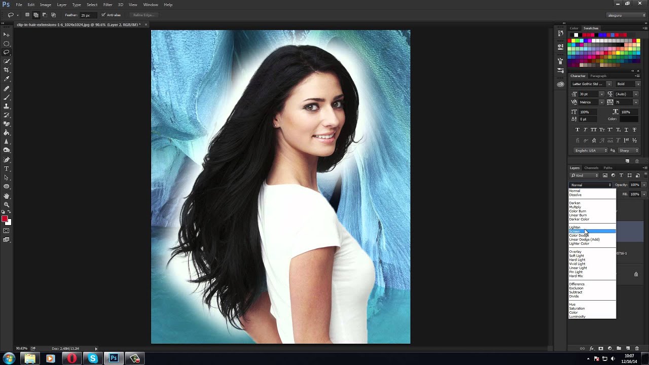 Tutoriale Video Adobe Photoshop cum mascam un par brunet - YouTube