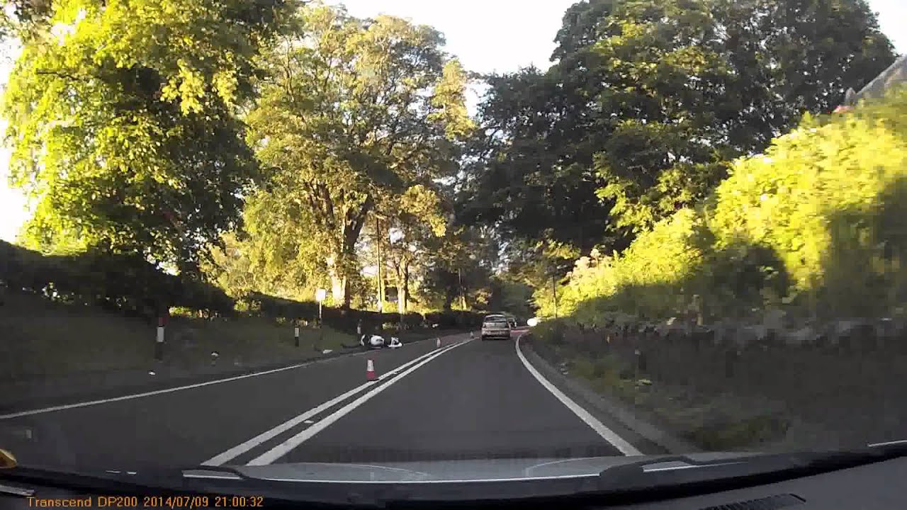 Motorcycle accident A702