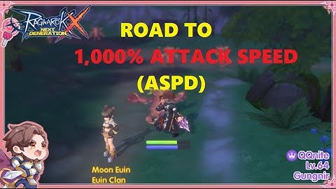 Ragnarok X New Generation - Road to 1,000% Attack Speed (ASPD) #ROX #AssassinCross #F2P#FullASPD