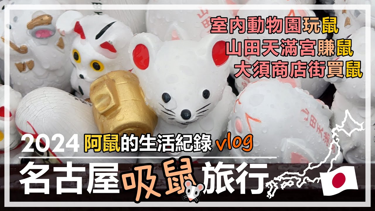 【VLOG】名古屋老鼠主題之旅 🐭🥰 | 台•日•新 薯條大評比🍟 | LaLaPort名古屋 | Minecraft官方商店  | Anitouch室內動物園 | 山田天滿宮 | 大須商店街