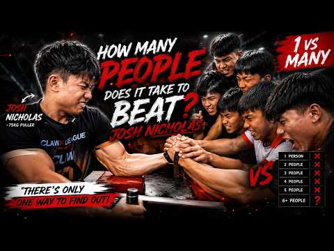 How many people does it take to beat Josh Nicholas!?