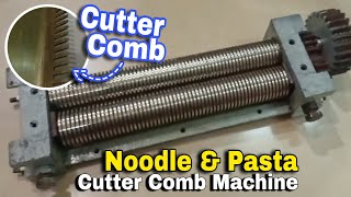 Noodle &amp; Pasta Machine Cutter Comb Sisir Pisau Pemotong Mesin Gilingan Mie Ampia