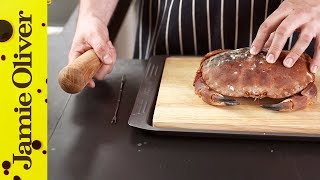 How To Prep Crab | Jamie's Comfort Food | Pete Begg