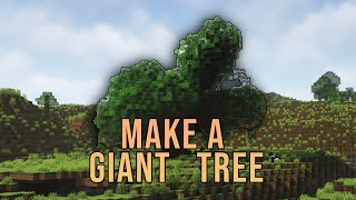 Making a Giant Tree with WorldEdit #viral #minecraft #minecraftbuilding