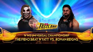 WWE 2K20: Roman Reigns (c) vs The Fiend Universal Championship [READ BELOW FOR STORY]