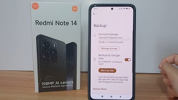 How To Back Up Data to Google Drive on Redmi Note 14
