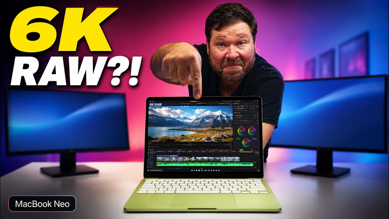 How to Edit R3D 6K RAW on a MacBook Neo… This Shouldn’t Be Possible