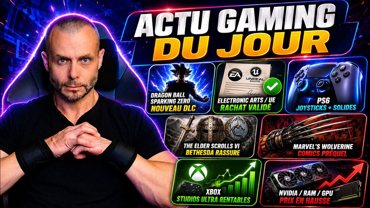 🔥ACTU GAMING DU JOUR (26 JUILLET): EA racheté, Amazon attaque le cloud, la RAM explose