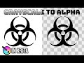 How to Turn Grayscale into Transparency in Krita (Tutorial)