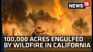The fire started on 23 july in northern california. it has gutted
around 850 houses so far. nine people have been reported dead