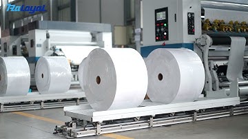 PLUS SERIES High Speed Jumbo Roll Slitting Machine | 5 sets Big power servo motor adopted