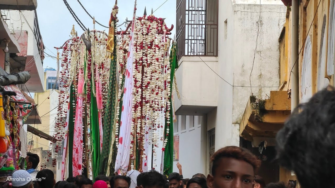 8 Moharram procession mourning Live Muharram Juloos  Friend Ali Imambara Katkoi Amroha  8 date mourning
