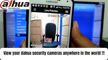 Dahua remote viewing setup