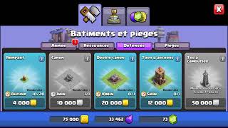 Je joue à clash of clans