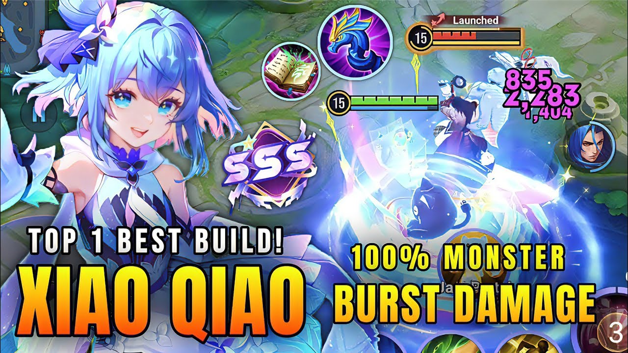 16.0 SSS!! Xiao Qiao's Monster Burst Magic Damage - Top 1 Best Build in Honor Of Kings