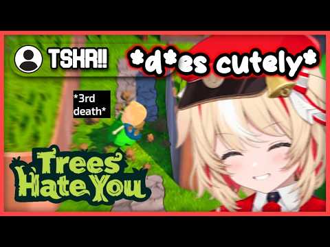 Tsuzuri has the CUTEST and (not) PON RAGE noises playing | TREES HATE YOU