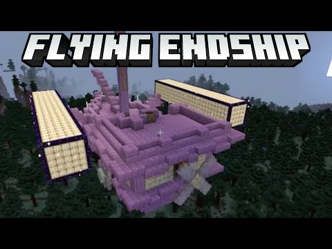 Flying End Ship in Minecraft - Create Aeronautics Devlog