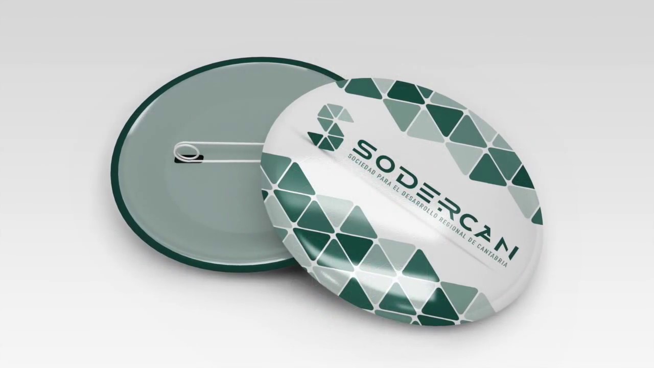 SODERCAN Indentidad Corporativa "Low Poly"