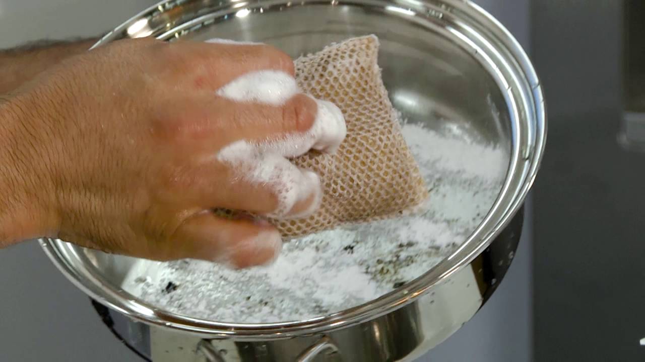 Como limpiar las ollas quemadas