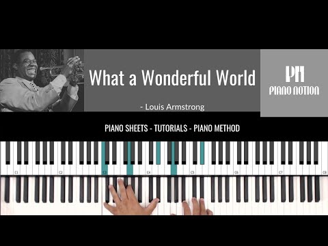 What a Wonderful World  (Easy Piano) - Louis Armstrong