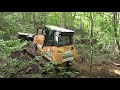 Cutting in NEW TRAILS with the dozer