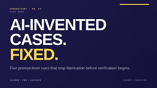 How to Stop Claude AI Inventing Cases You're About to Cite (5 Cues)