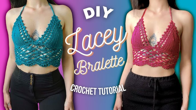 TikTok Viral Crochet Bralette Tutorial - Part 1 