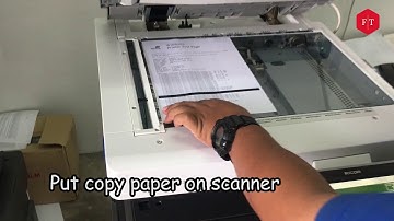 [RICOH] How to Remove Line on Copy within 1 min