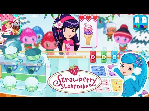 Strawberry Shortcake Ice Cream - Cherry Jam got Surprise by Blueberry Muffin