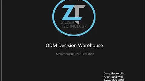 Decision Warehouse   Basic walkthru