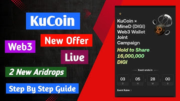KuCoin Web3 Airdrops Tutorial | Complete Joining Process ✅