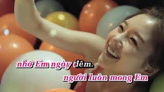 Video thumbnail of "Em Chỉ Yêu Một Người  -  Cẩm Ly -  karaoke"