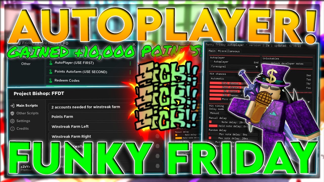 Funky Friday Script GUI / Hack, Auto Play