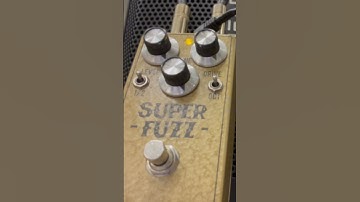 Basic Audio Super Fuzz oscillating octave fuzz pedal with Agile Legacy 627 baritone guitar