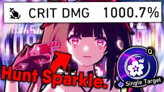 I gave Sparkle 1000.7% Crit Damage and she became a Hunt Character.