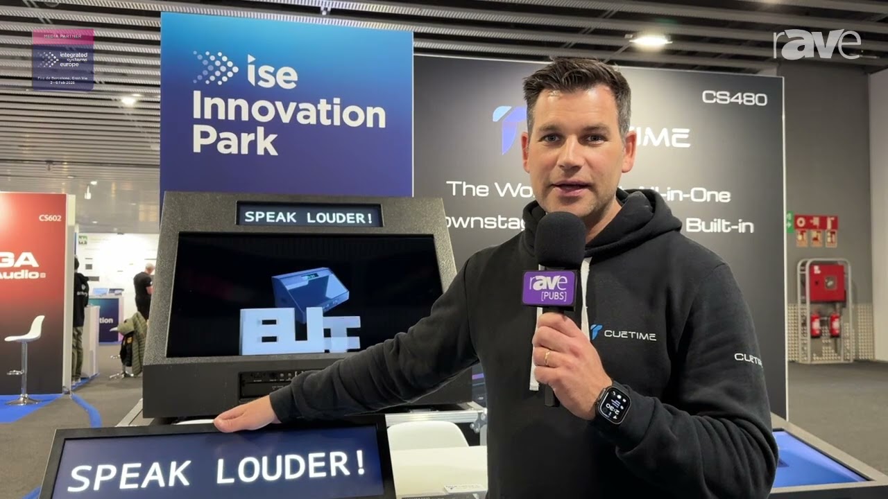 ISE 2026: Cuetime Shows Off Cuetime Pro Stand-Alone Speaker Timer