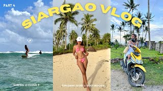 SIARGAO VLOG 2023 🏝 | Day 4 & 5: (surfing, must try restos, exploring secret beach and doot beach)