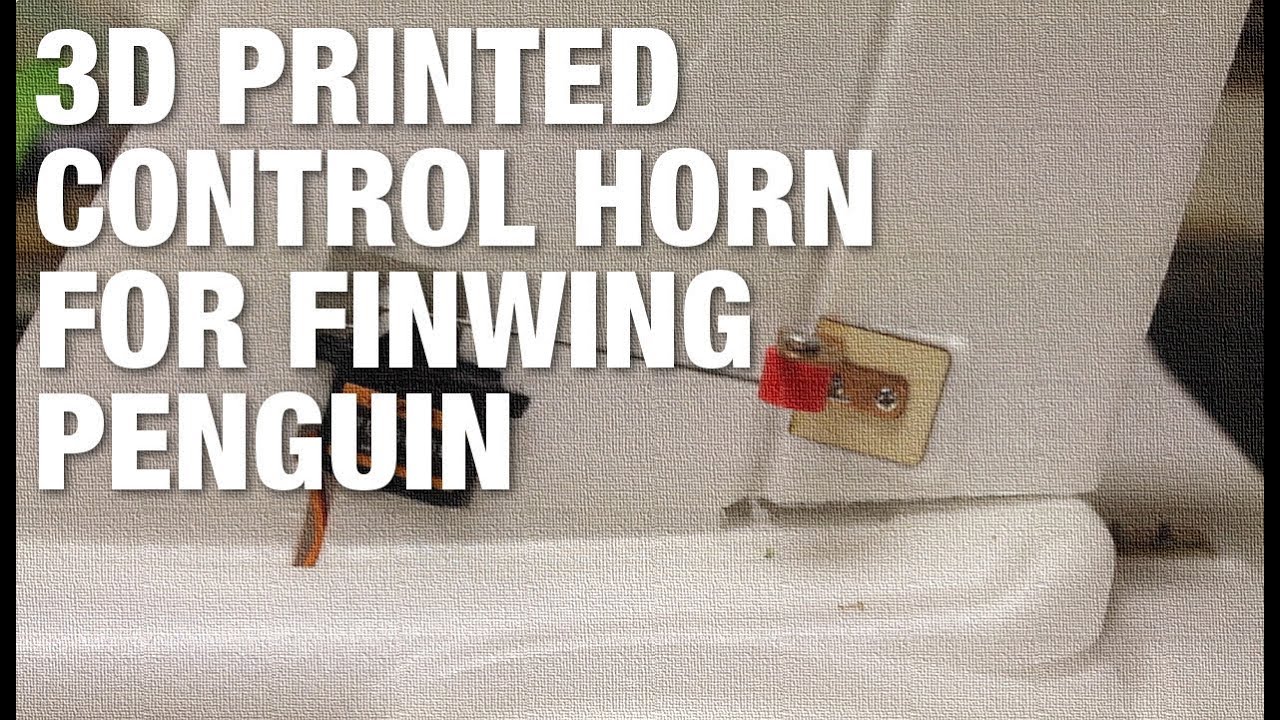 Durability of 3D Printed Control Horn Nut for Finwing Penguin