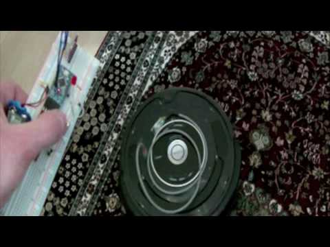 Roomba controled with Arduino and G-Force