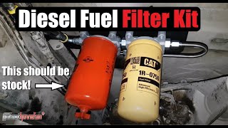 Diesel Fuel Filter Kit CAT Fuel Filter Installation (Ram Cummins) | AnthonyJ350