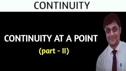 continuity and differentiability class 12 - continuity at a point