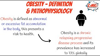 CoMICs Episode 80: Obesity - definition & pathophysiology