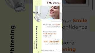 Zoom Tooth Whitening in Hyderabad | FMS Dental | Dental Tooth Whitening Procedure | Tooth Bleach