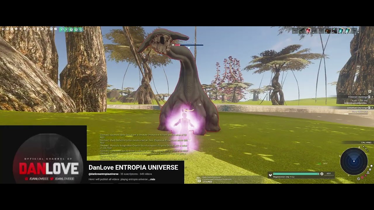 Entropia Universe PRoteron 1 SHIT Global      and finish rank 12