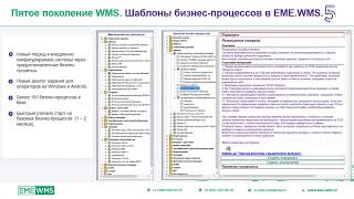 Видеопрезентация EME WMS