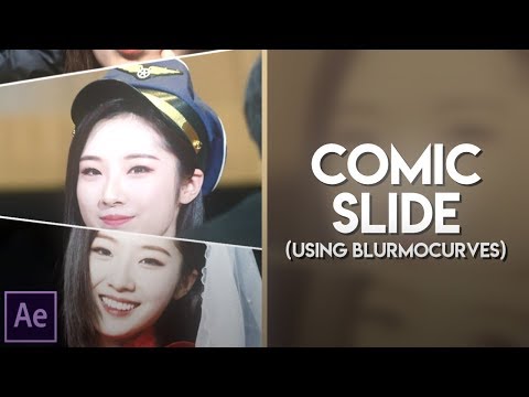 comic slide (bmc) | after effects tutorial