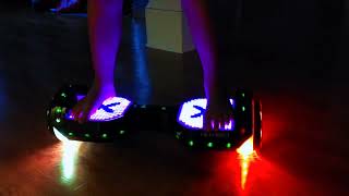 Hover-1 Astro Hoverboard with LED Lights Demonstration by Magnolia