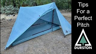 Pitching a Durston X-Mid