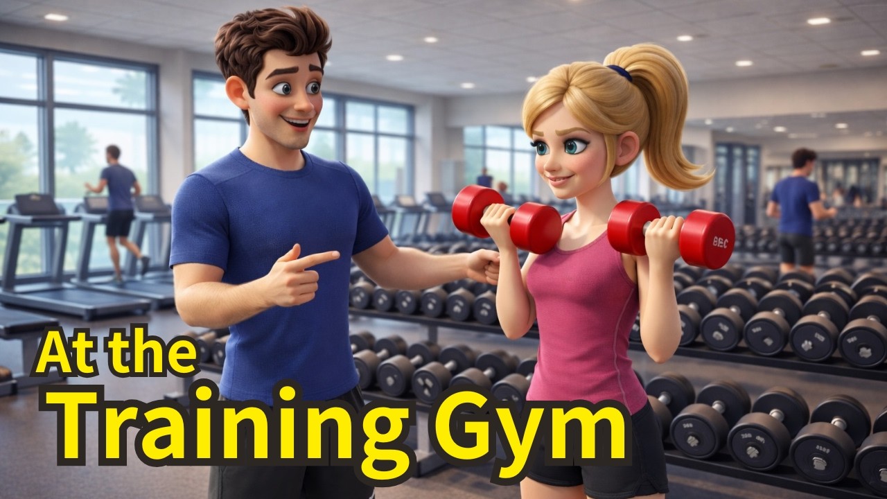 Training Gym Vocabulary - Slow and Easy English For Beginners - YouTube