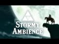 Zelda | Twilight Princess Music | Storm Ambience [10 Hours]